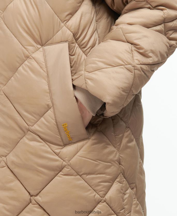 Barbour sievietes kilmory stepēta jaka P8J88A1513 apģērbs papardes lapa/klasiskais tartāns