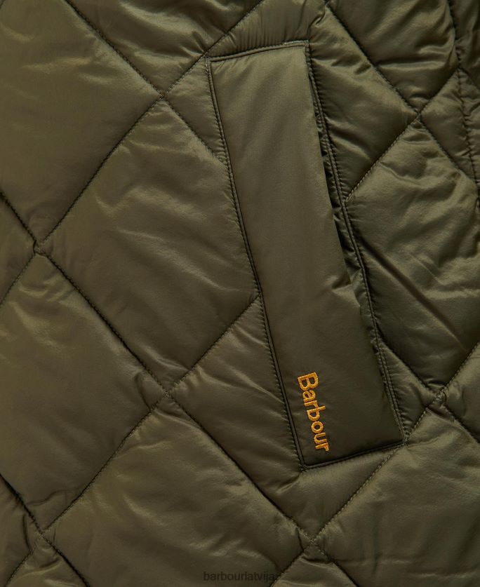 Barbour sievietes kilmory stepēta jaka P8J88A1514 apģērbs papardes lapa/klasiskais tartāns