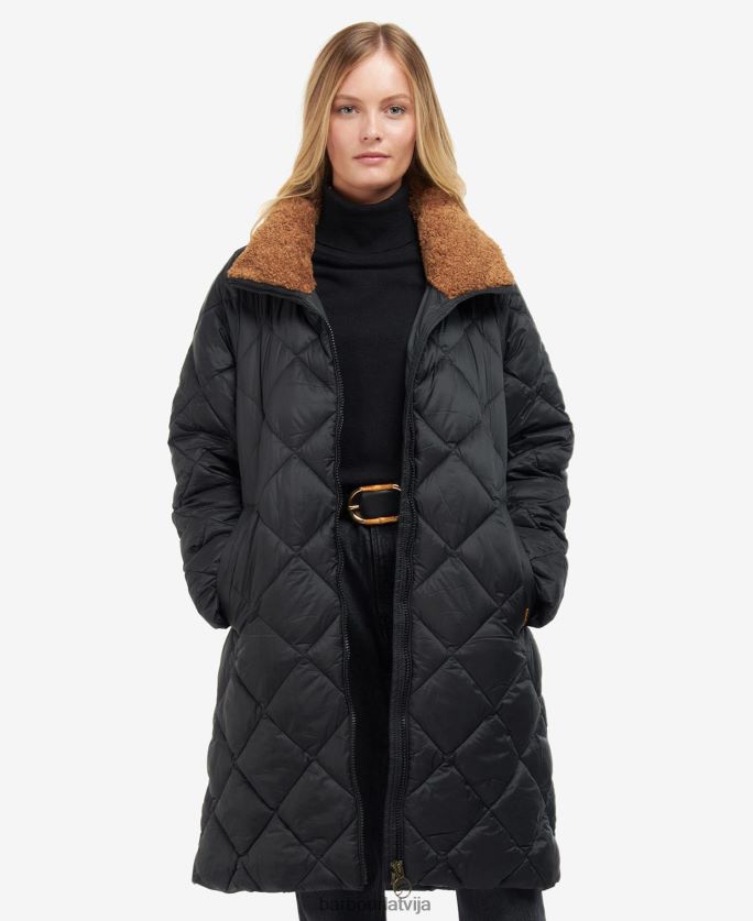 Barbour sievietes kilmory stepēta jaka P8J88A1516 apģērbs papardes lapa/klasiskais tartāns