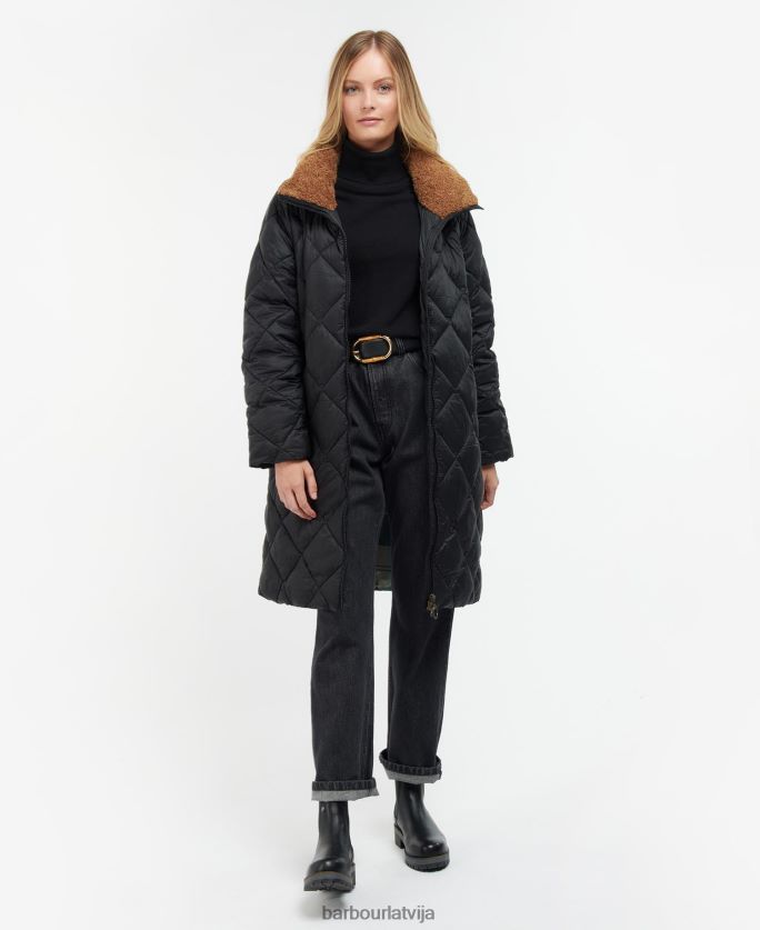 Barbour sievietes kilmory stepēta jaka P8J88A1516 apģērbs papardes lapa/klasiskais tartāns