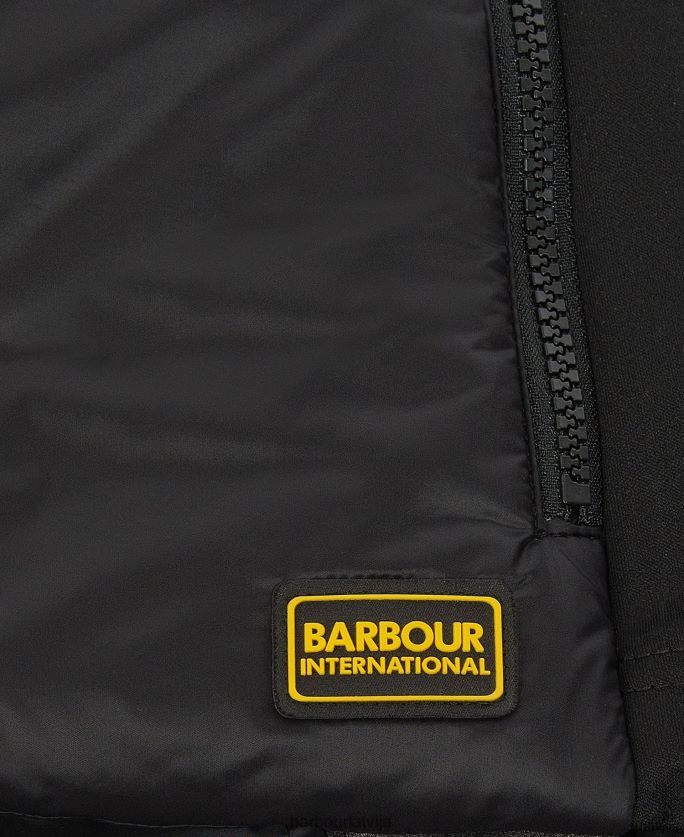 Barbour sievietes lando stepēta žakete P8J88A1477 apģērbs klasisks melns