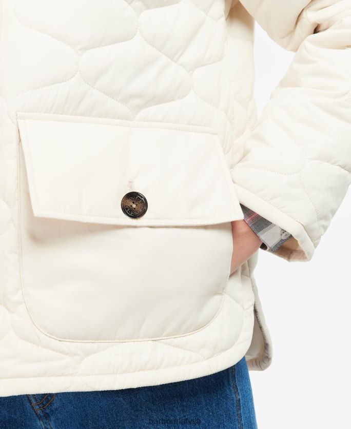 Barbour sievietes leilāni stepēta jaka P8J88A1410 apģērbs mūžīgā tinte