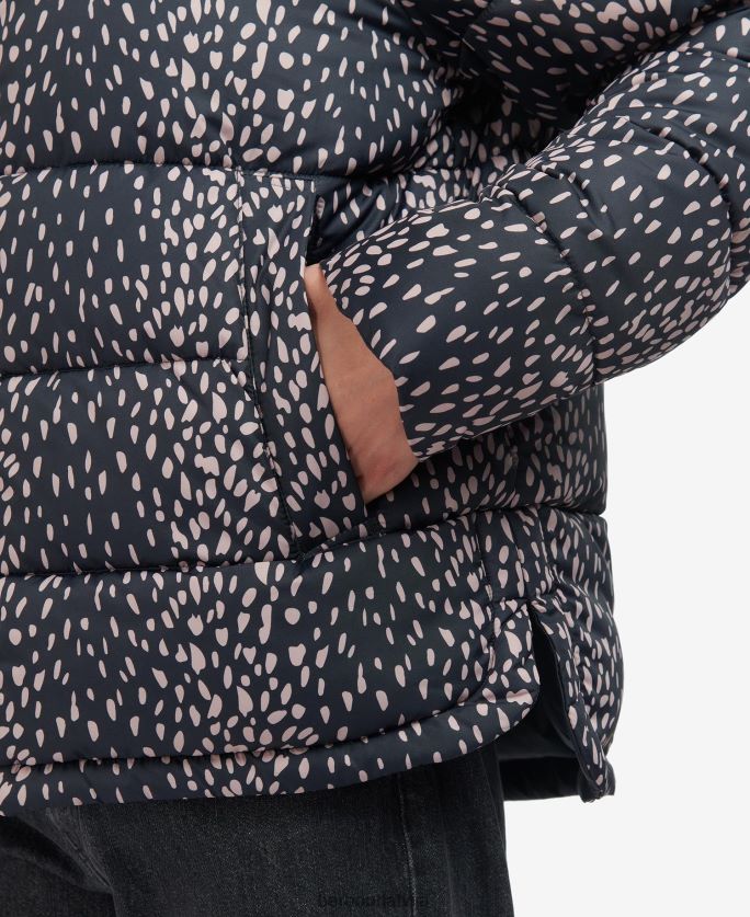 Barbour sievietes marin stepēta jaka P8J88A1448 apģērbs tumši tumši brieži/tumši flote