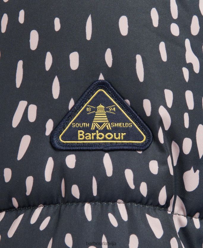 Barbour sievietes marin stepēta jaka P8J88A1448 apģērbs tumši tumši brieži/tumši flote