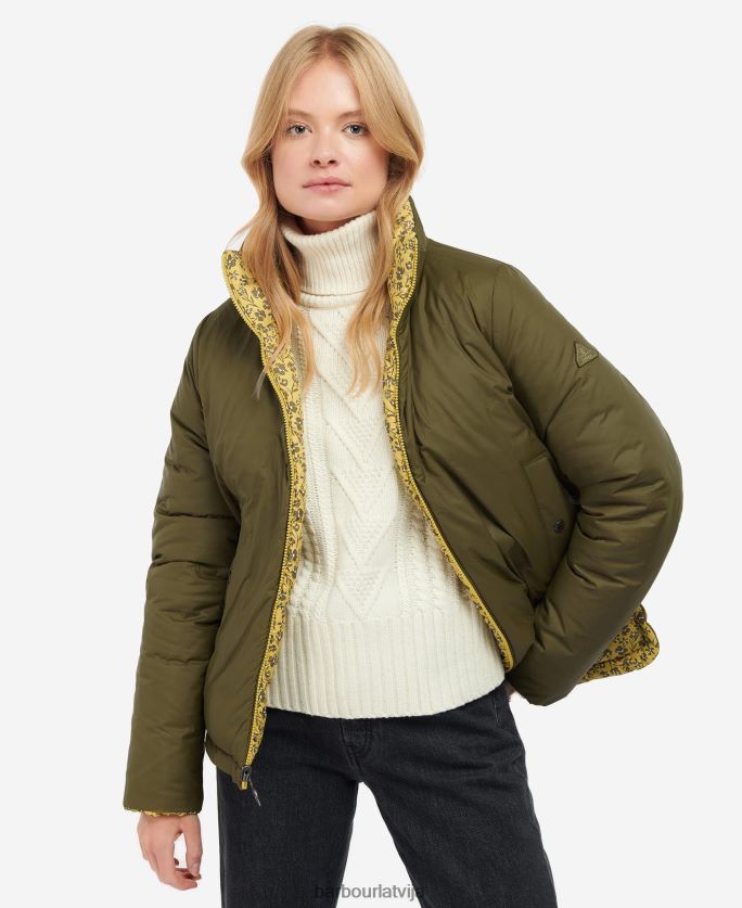 Barbour sievietes marin stepēta jaka P8J88A1515 apģērbs tumši tumši brieži/tumši flote