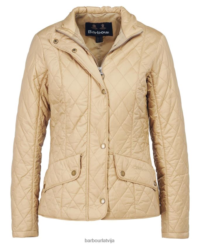 Barbour sievietes muša svara kavalērijas stepēta jaka P8J88A1482 apģērbs rožu putekļi