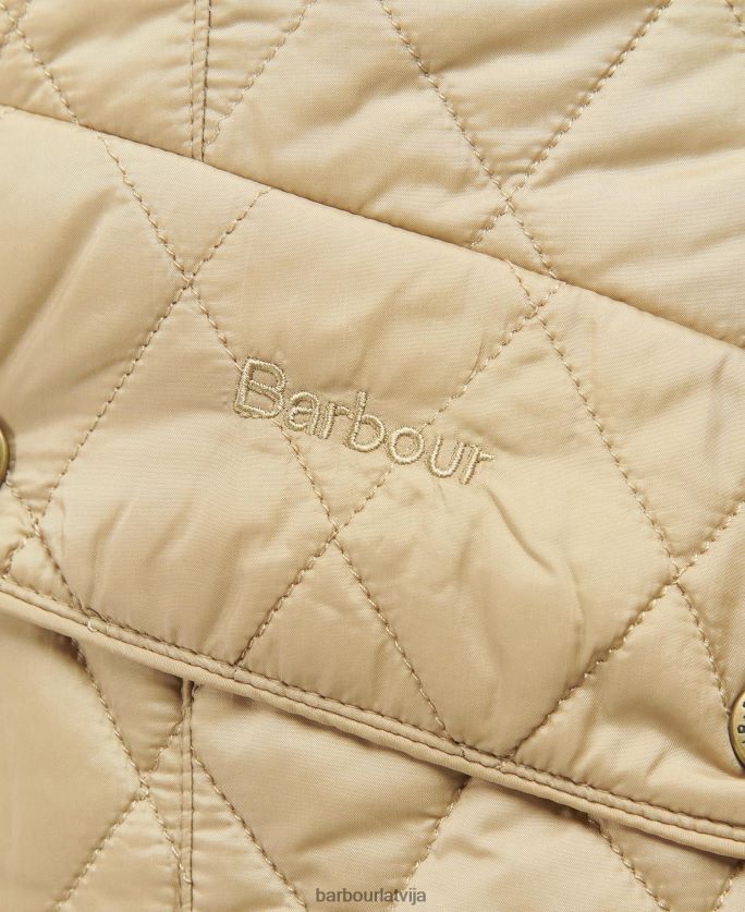 Barbour sievietes muša svara kavalērijas stepēta jaka P8J88A1482 apģērbs rožu putekļi