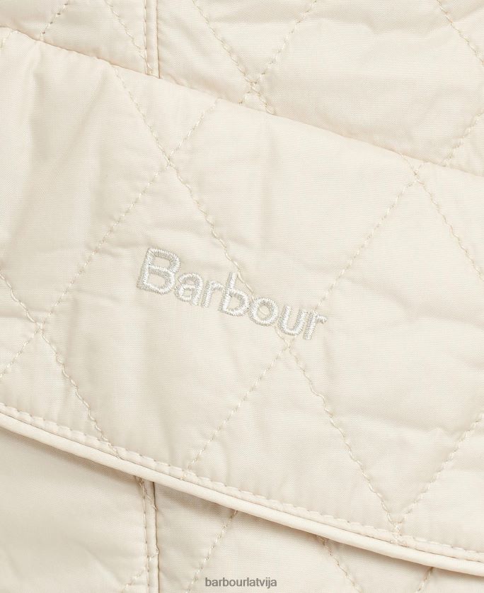 Barbour sievietes muša svara kavalērijas stepēta jaka P8J88A1501 apģērbs melns akmens