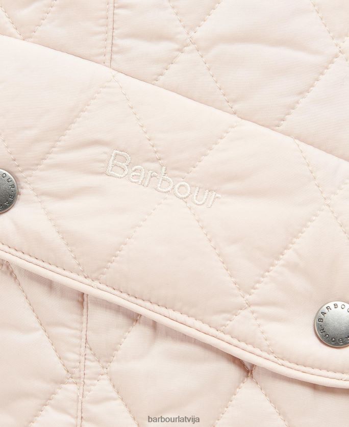 Barbour sievietes muša svara kavalērijas stepēta jaka P8J88A1511 apģērbs rožu putekļi