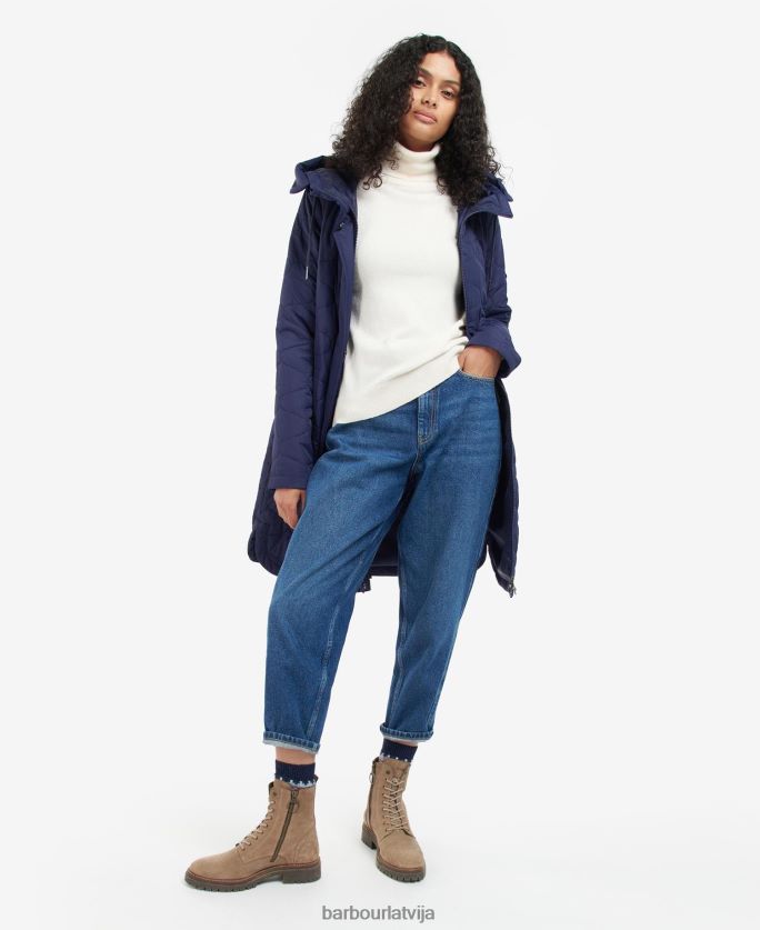 Barbour sievietes nahla stepēta jaka P8J88A1463 apģērbs olīvkoks