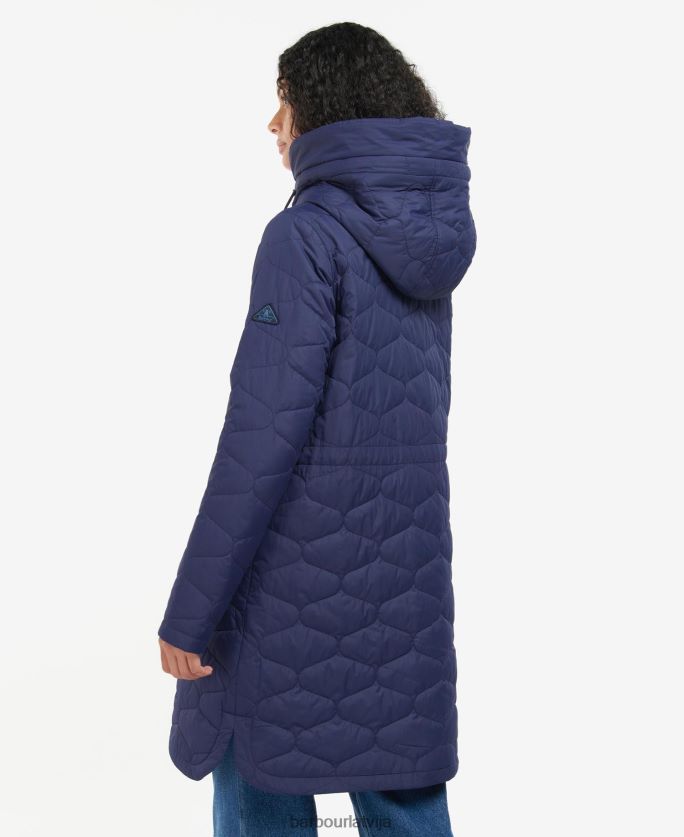 Barbour sievietes nahla stepēta jaka P8J88A1463 apģērbs olīvkoks