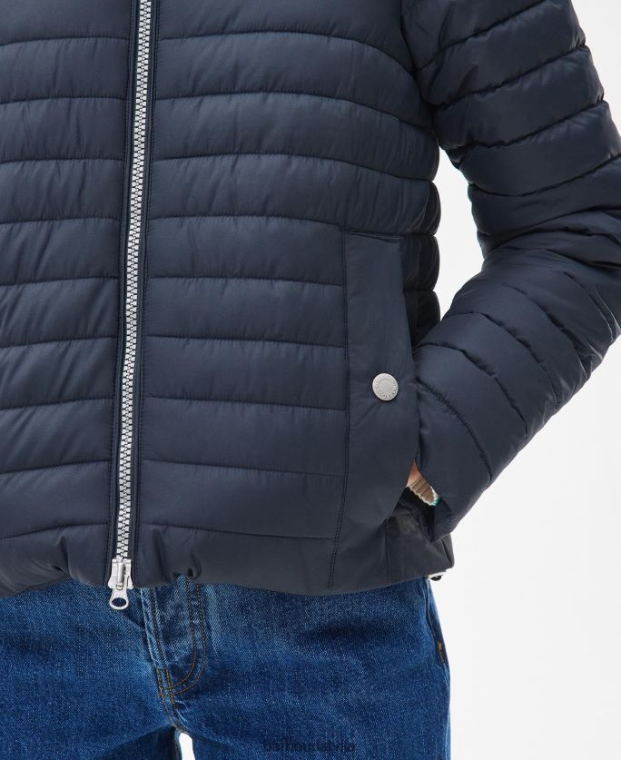 Barbour sievietes oxeye stepēta jaka P8J88A1453 apģērbs tumša flote