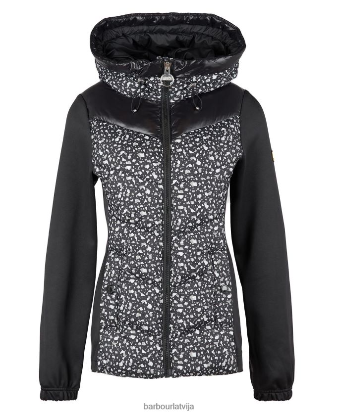 Barbour sievietes printed condor stepēts sviedri P8J88A1500 apģērbs terrazzo/melns