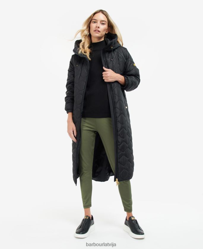 Barbour sievietes rolanda stepēta jaka P8J88A1468 apģērbs palmu zaļš