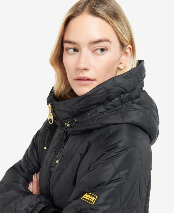 Barbour sievietes rolanda stepēta jaka P8J88A1468 apģērbs palmu zaļš