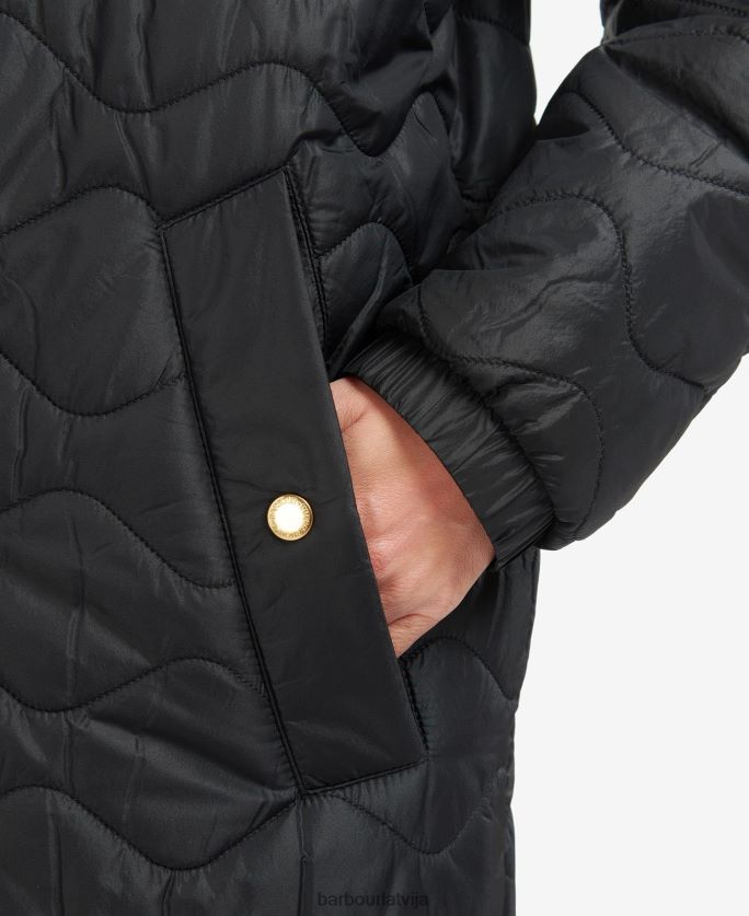 Barbour sievietes rolanda stepēta jaka P8J88A1468 apģērbs palmu zaļš