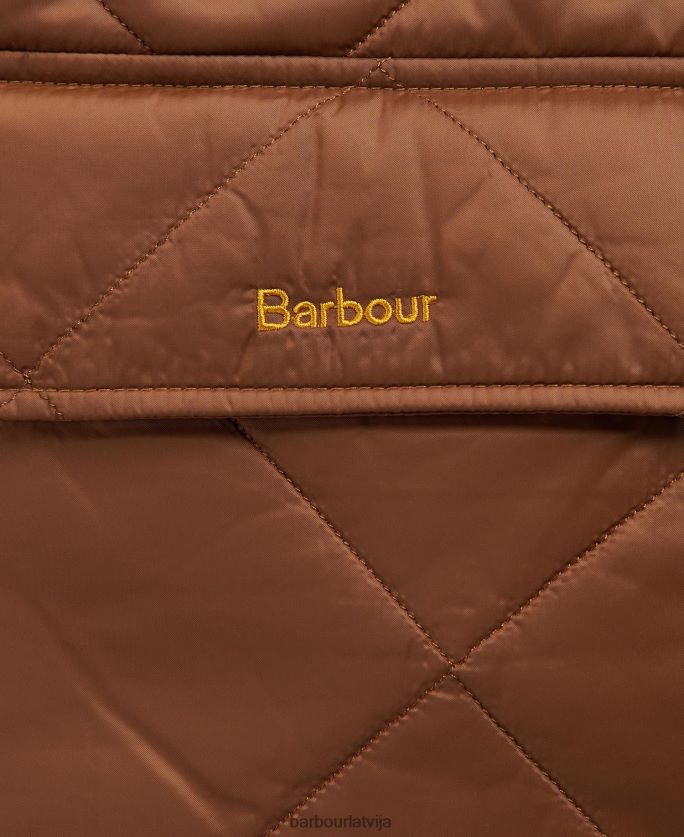 Barbour sievietes ryhope stepēta jaka P8J88A1426 apģērbs melns/sens
