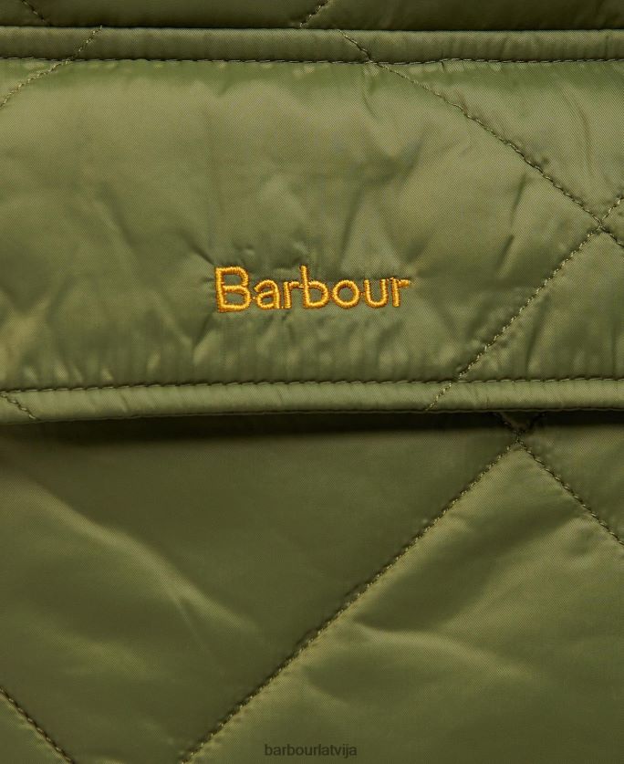 Barbour sievietes ryhope stepēta jaka P8J88A1457 apģērbs melns/sens