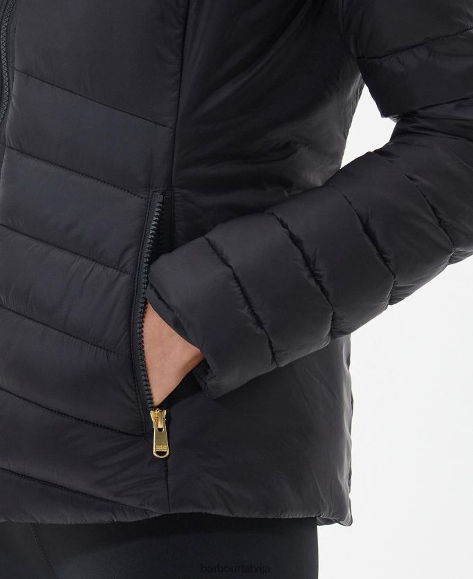 Barbour sievietes sanderson stepēta jaka P8J88A1460 apģērbs klasisks melns