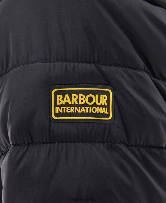 Barbour sievietes sanderson stepēta jaka P8J88A1460 apģērbs klasisks melns