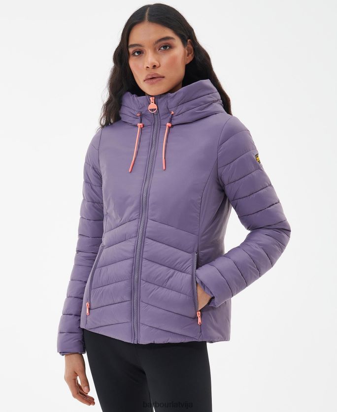 Barbour sievietes sanderson stepēta jaka P8J88A1471 apģērbs klasisks melns