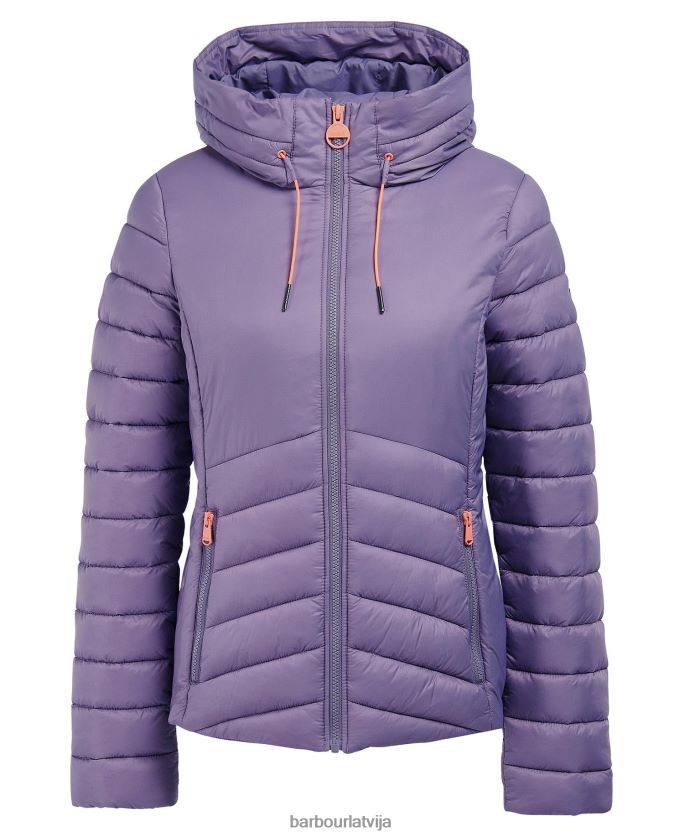 Barbour sievietes sanderson stepēta jaka P8J88A1471 apģērbs klasisks melns