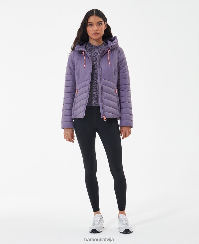 Barbour sievietes sanderson stepēta jaka P8J88A1471 apģērbs klasisks melns