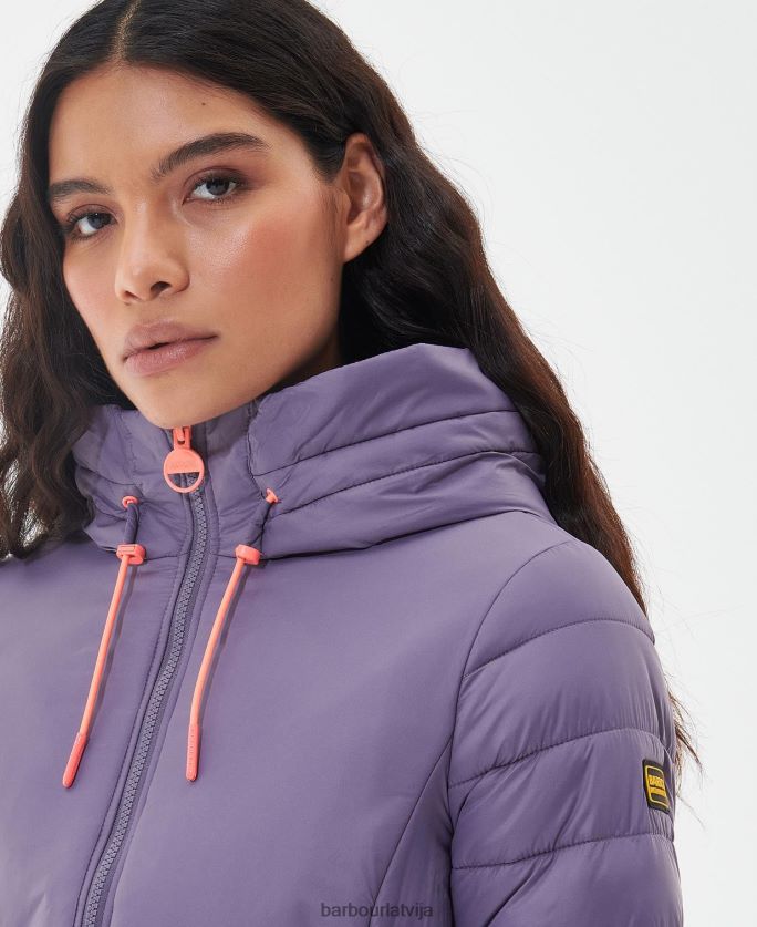 Barbour sievietes sanderson stepēta jaka P8J88A1471 apģērbs klasisks melns