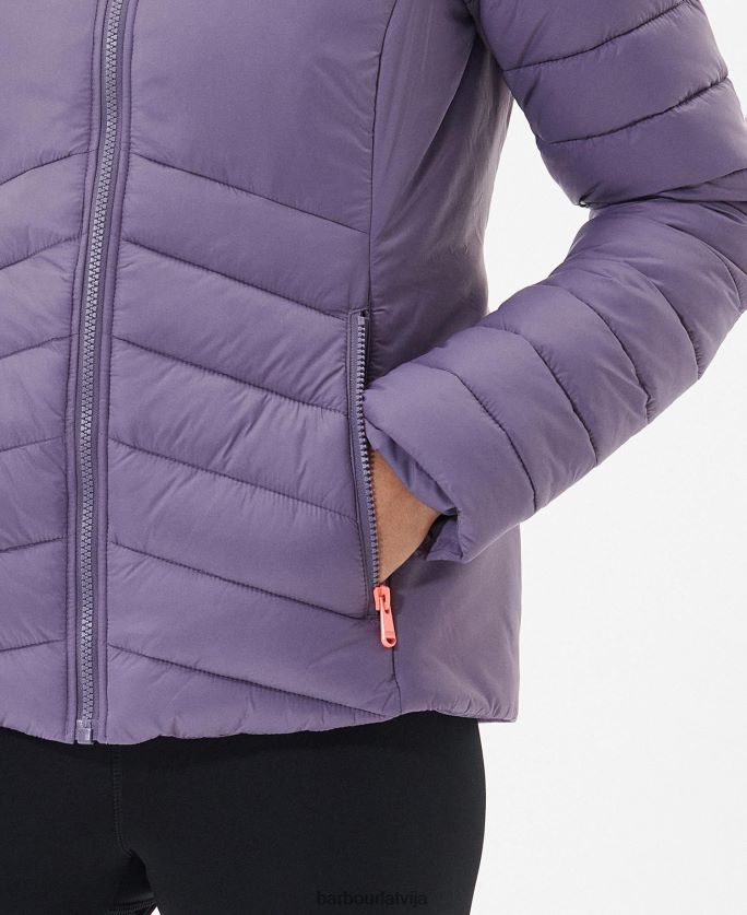 Barbour sievietes sanderson stepēta jaka P8J88A1471 apģērbs klasisks melns