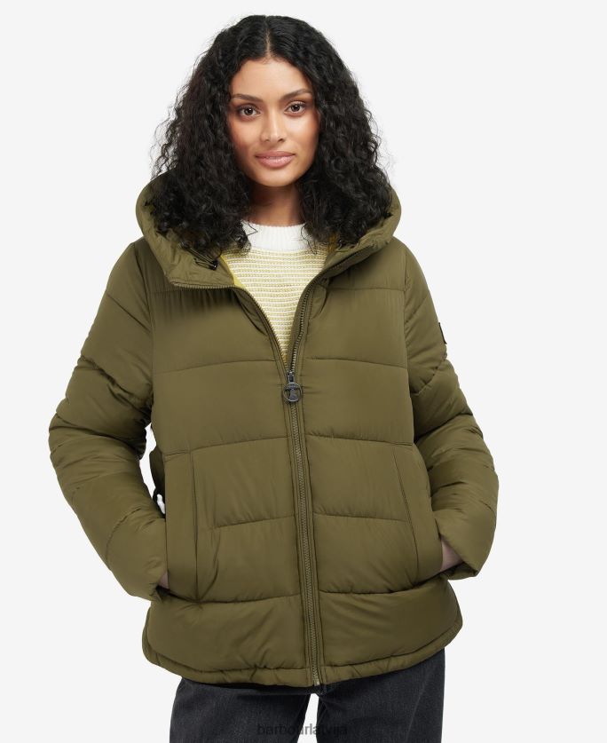 Barbour sievietes saunton stepēta jaka P8J88A1518 apģērbs tumša flote