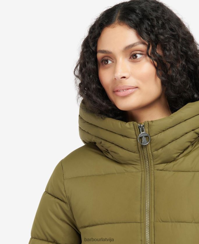 Barbour sievietes saunton stepēta jaka P8J88A1518 apģērbs tumša flote