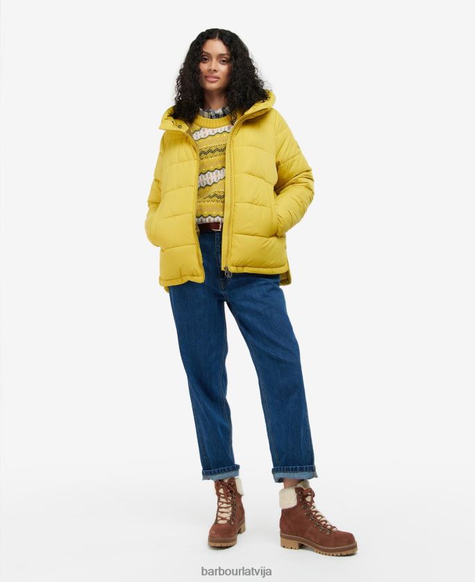 Barbour sievietes saunton stepēta jaka P8J88A1520 apģērbs tumša flote