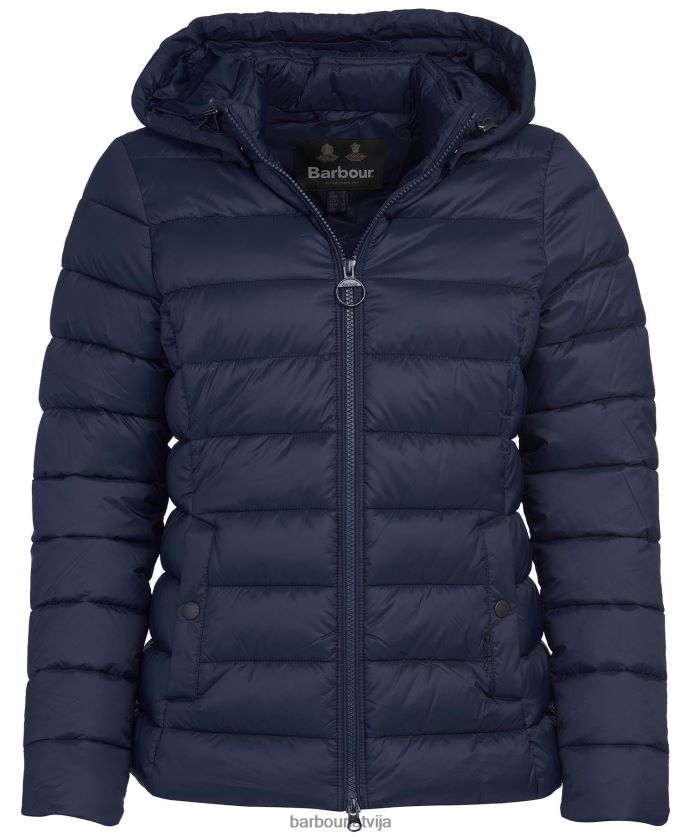 Barbour sievietes shaw stepēta jaka P8J88A1521 apģērbs rozā kvarcs