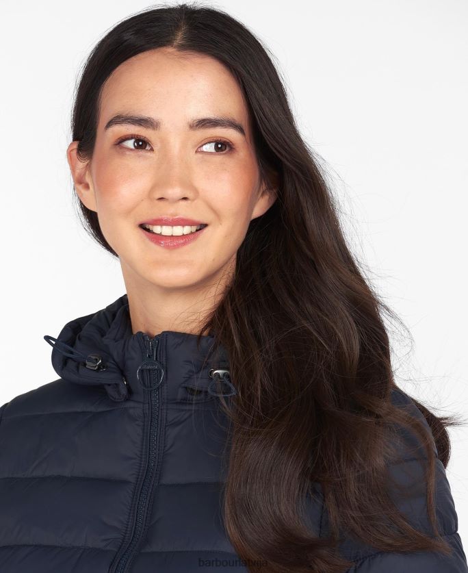 Barbour sievietes shaw stepēta jaka P8J88A1521 apģērbs rozā kvarcs