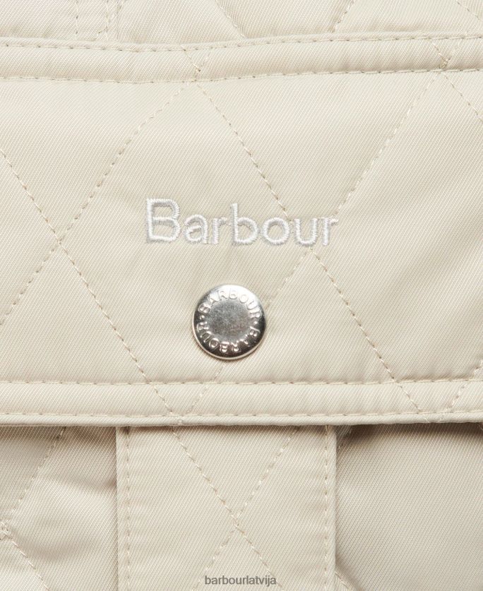 Barbour sievietes siksnas aizsardzības stepēta jaka P8J88A1478 apģērbs olīvu/seno