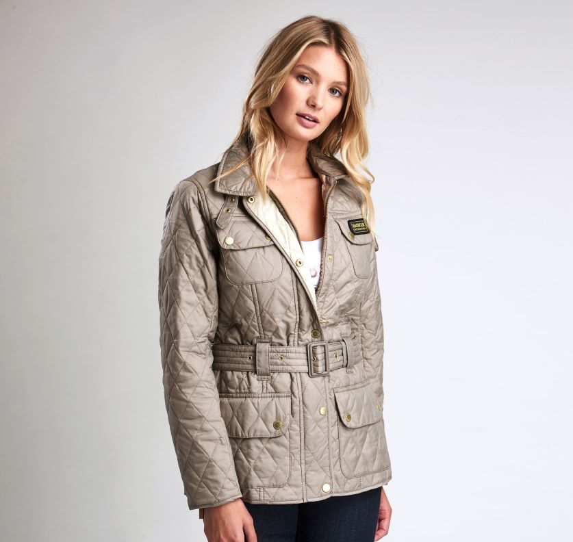 Barbour sievietes starptautiskā stepēta jaka P8J88A1419 apģērbs melns