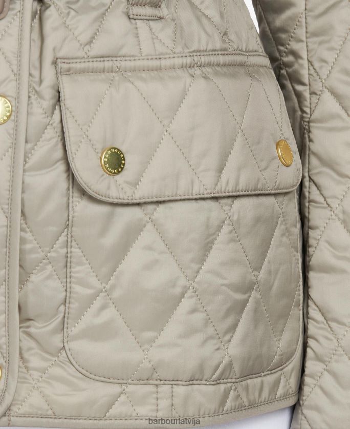 Barbour sievietes starptautiskā stepēta jaka P8J88A1419 apģērbs melns