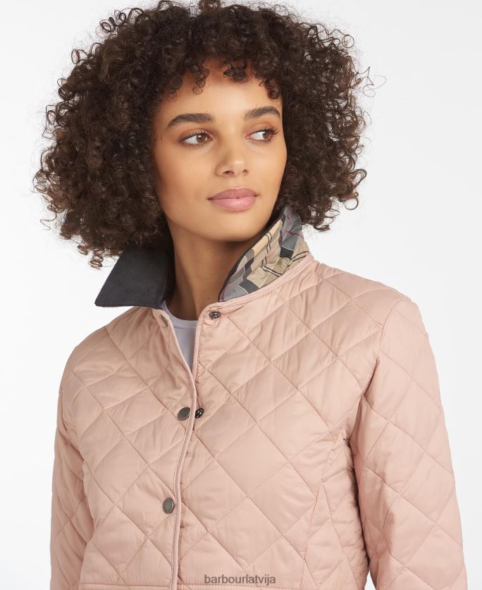 Barbour sievietes stepjacke deveron P8J88A1502 apģērbs melna/olīvu