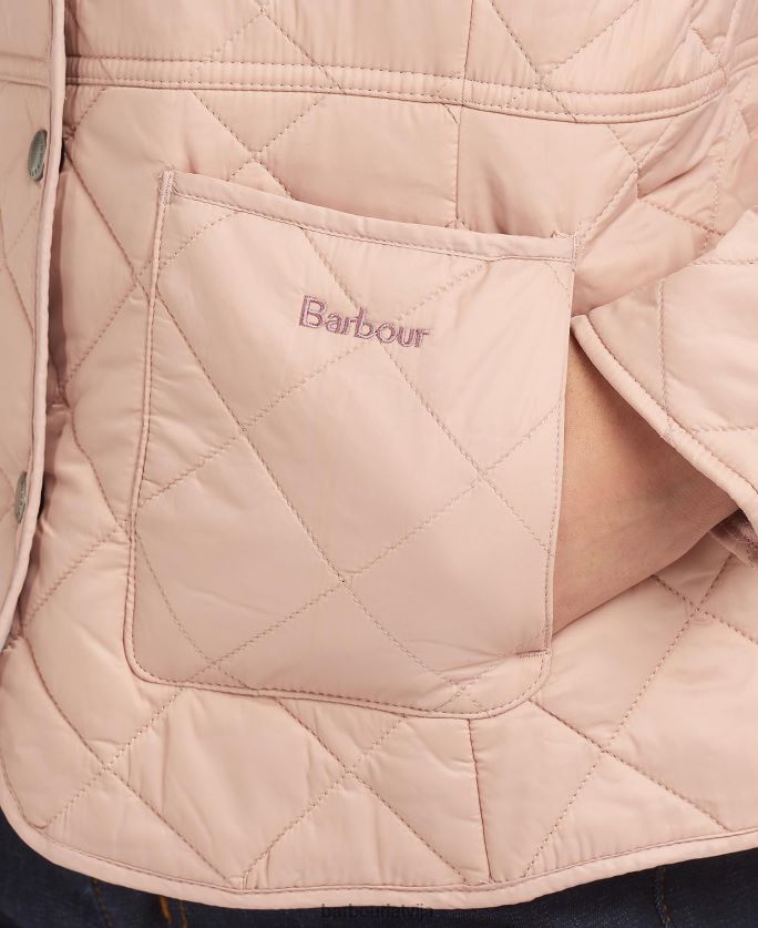 Barbour sievietes stepjacke deveron P8J88A1502 apģērbs melna/olīvu
