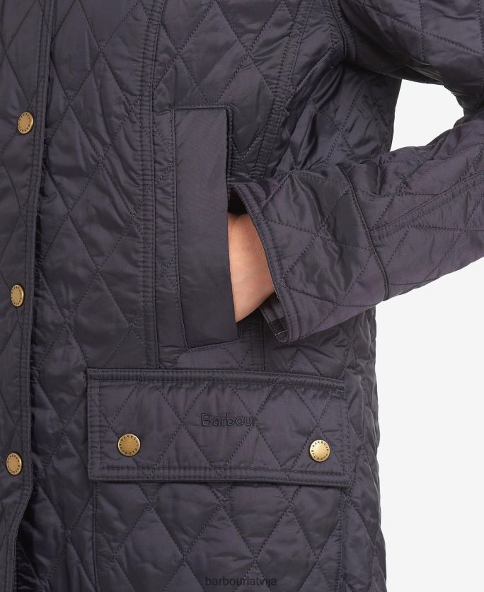 Barbour sievietes vasaras beadnell stepēta jaka P8J88A1480 apģērbs pērle