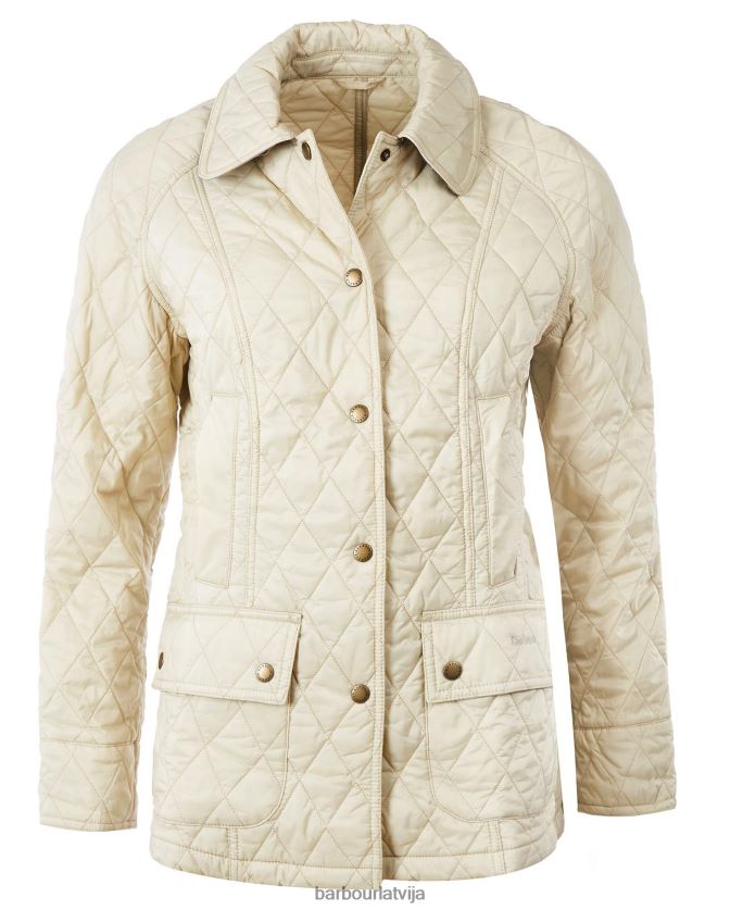 Barbour sievietes vasaras beadnell stepēta jaka P8J88A1497 apģērbs pērle