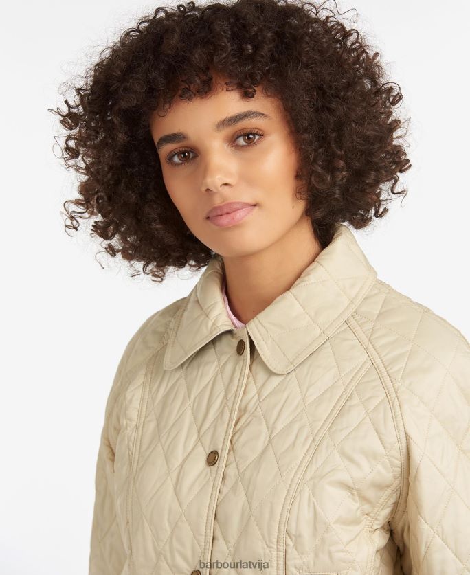 Barbour sievietes vasaras beadnell stepēta jaka P8J88A1497 apģērbs pērle