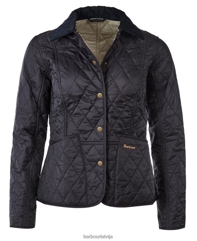 Barbour sievietes vasaras liddesdale stepēta jaka P8J88A1409 apģērbs flote/pērle