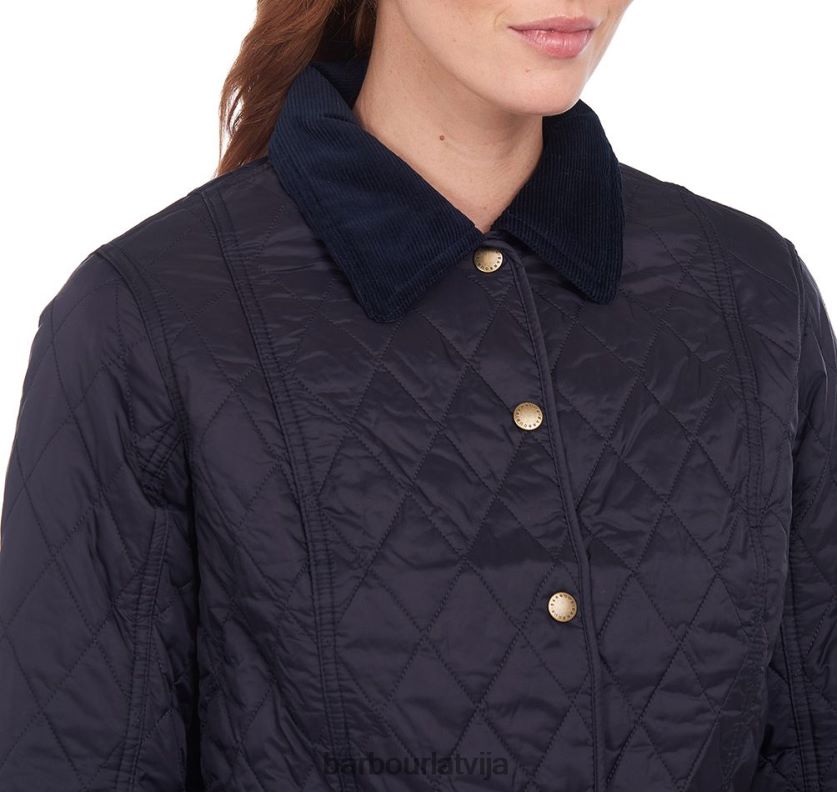 Barbour sievietes vasaras liddesdale stepēta jaka P8J88A1409 apģērbs flote/pērle