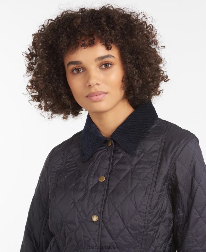Barbour sievietes vasaras liddesdale stepēta jaka P8J88A1409 apģērbs flote/pērle