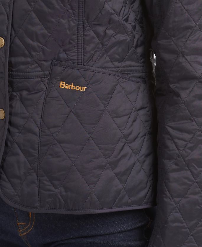 Barbour sievietes vasaras liddesdale stepēta jaka P8J88A1409 apģērbs flote/pērle