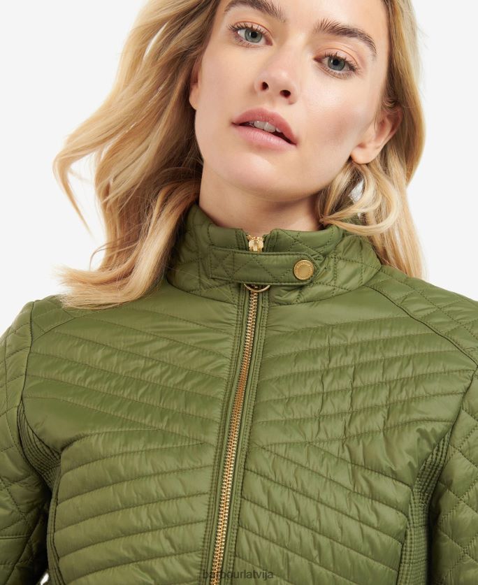 Barbour sievietes veidošanās stepēta jaka P8J88A1496 apģērbs melns