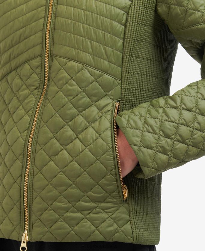 Barbour sievietes veidošanās stepēta jaka P8J88A1496 apģērbs melns
