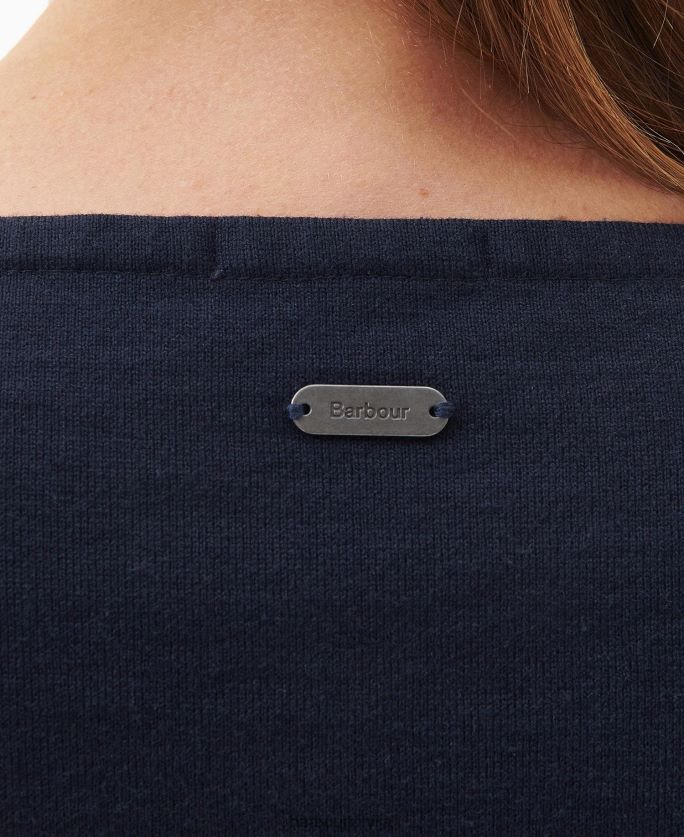 Barbour sievietes Hawkins tops P8J88A1648 apģērbs jūras josla