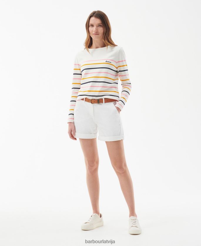 Barbour sievietes Hawkins tops P8J88A1656 apģērbs mākoņu josla